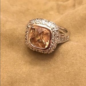 Silpada Light Pink Stone Ring